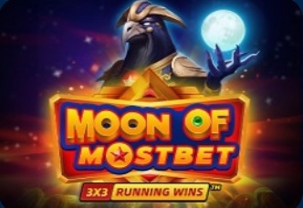 Moon of Mostbet: The game's enchanting and mysterious imagery reveals its lunar theme and dreamy atmosphere.