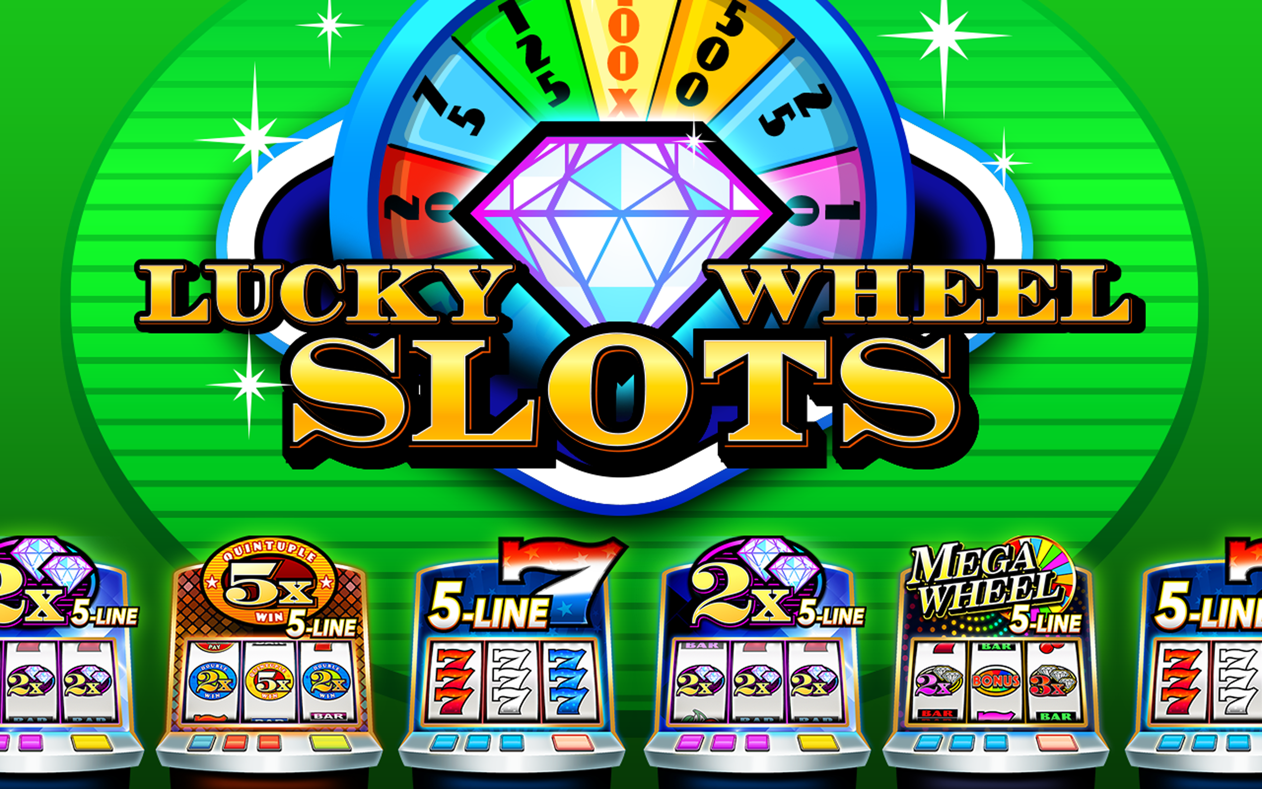 Lucky wheel স্লট লোগো